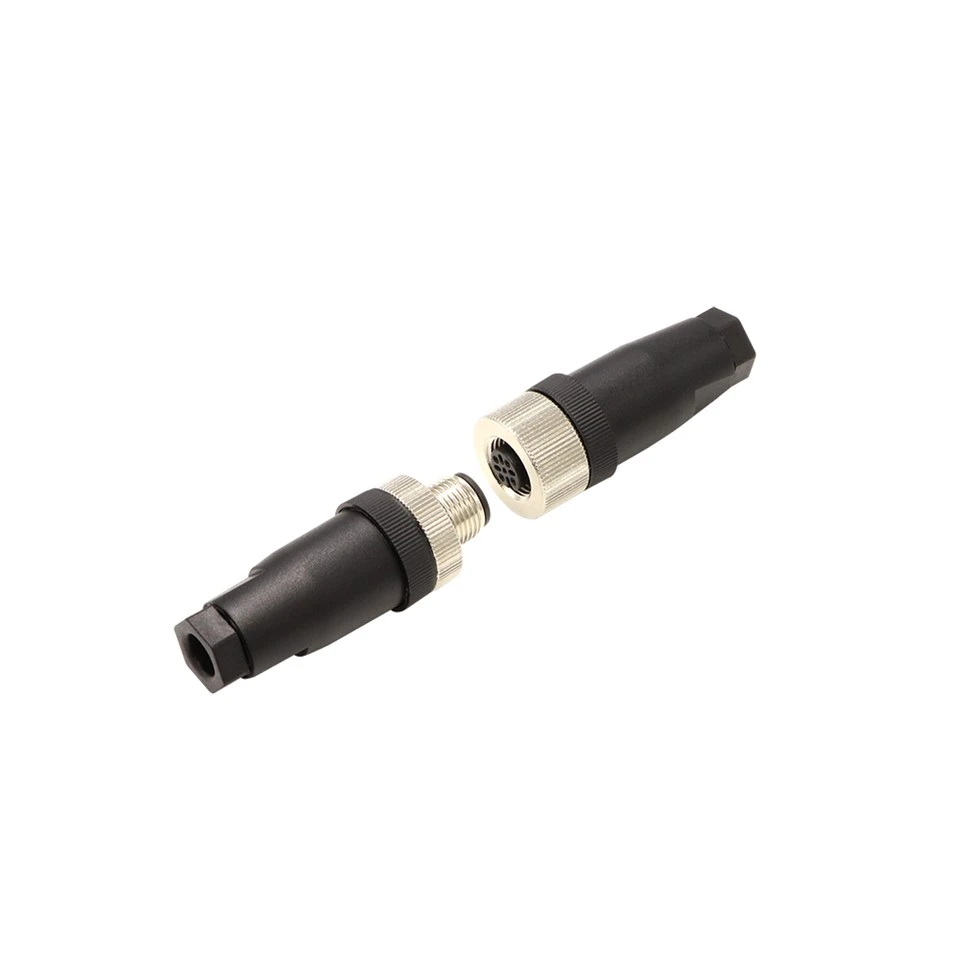 M12 8 Pin Heavy Duty Waterproof Connector IP67
